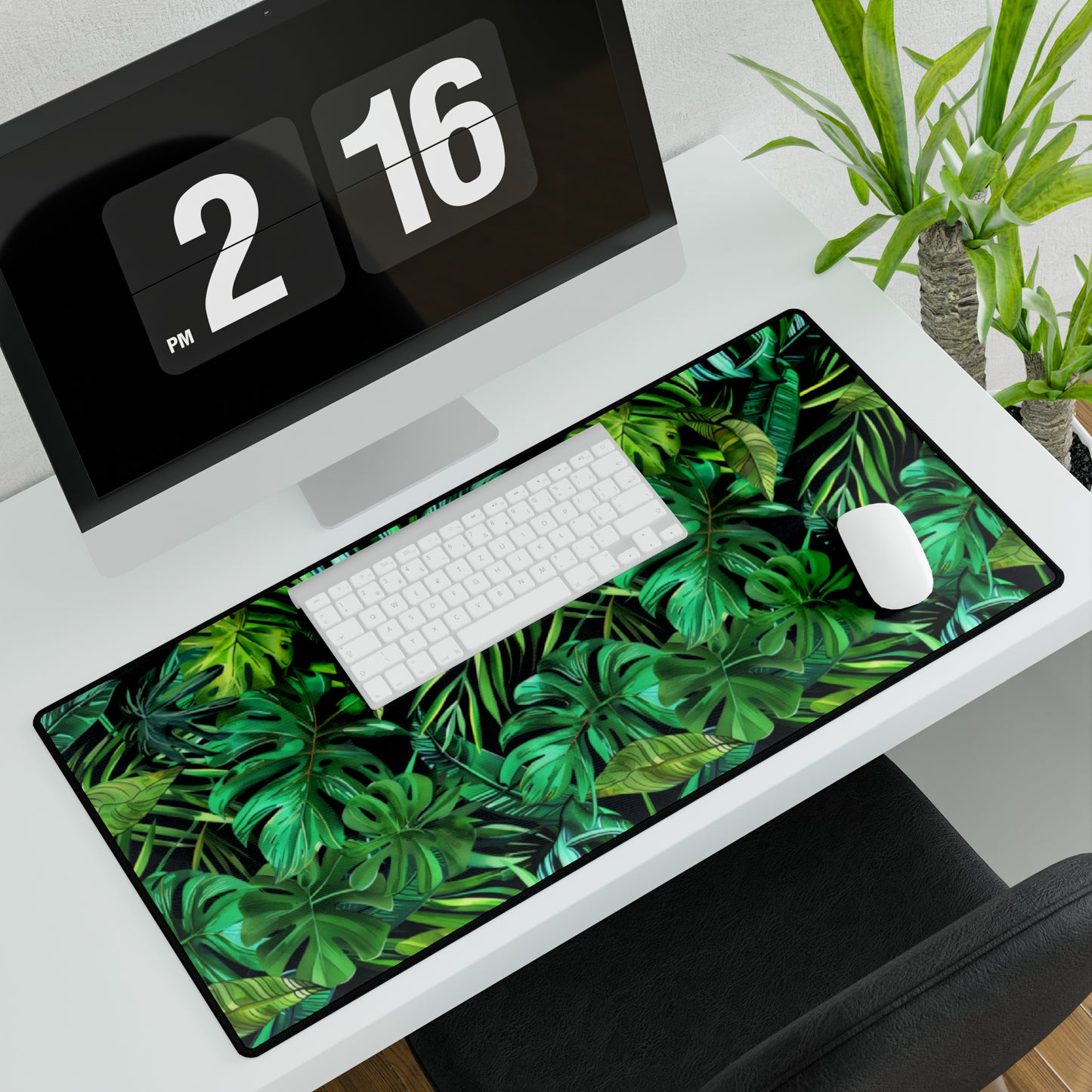 Tropical Print #1 Desk Mat