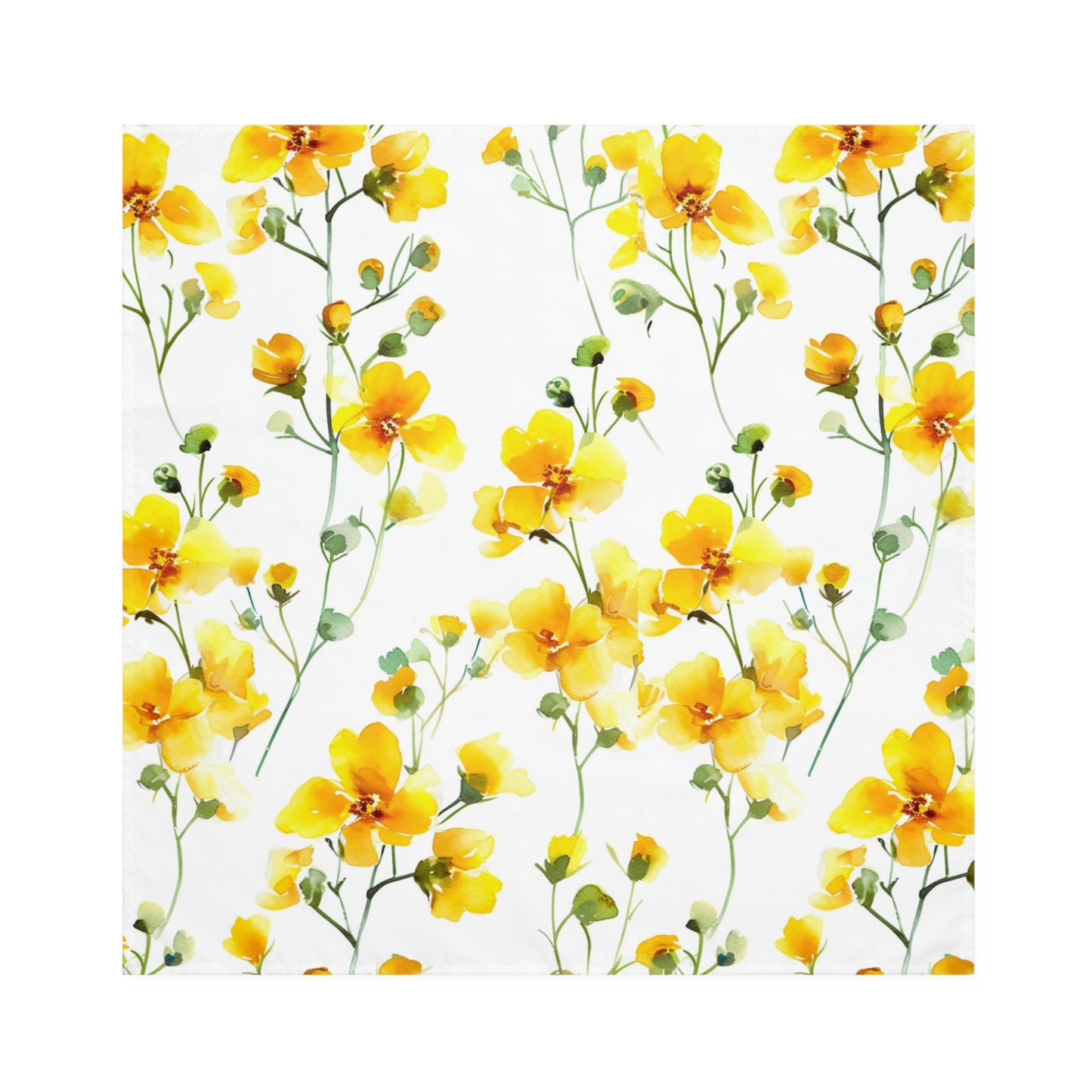 Wild Mustard Flowers Table Napkins