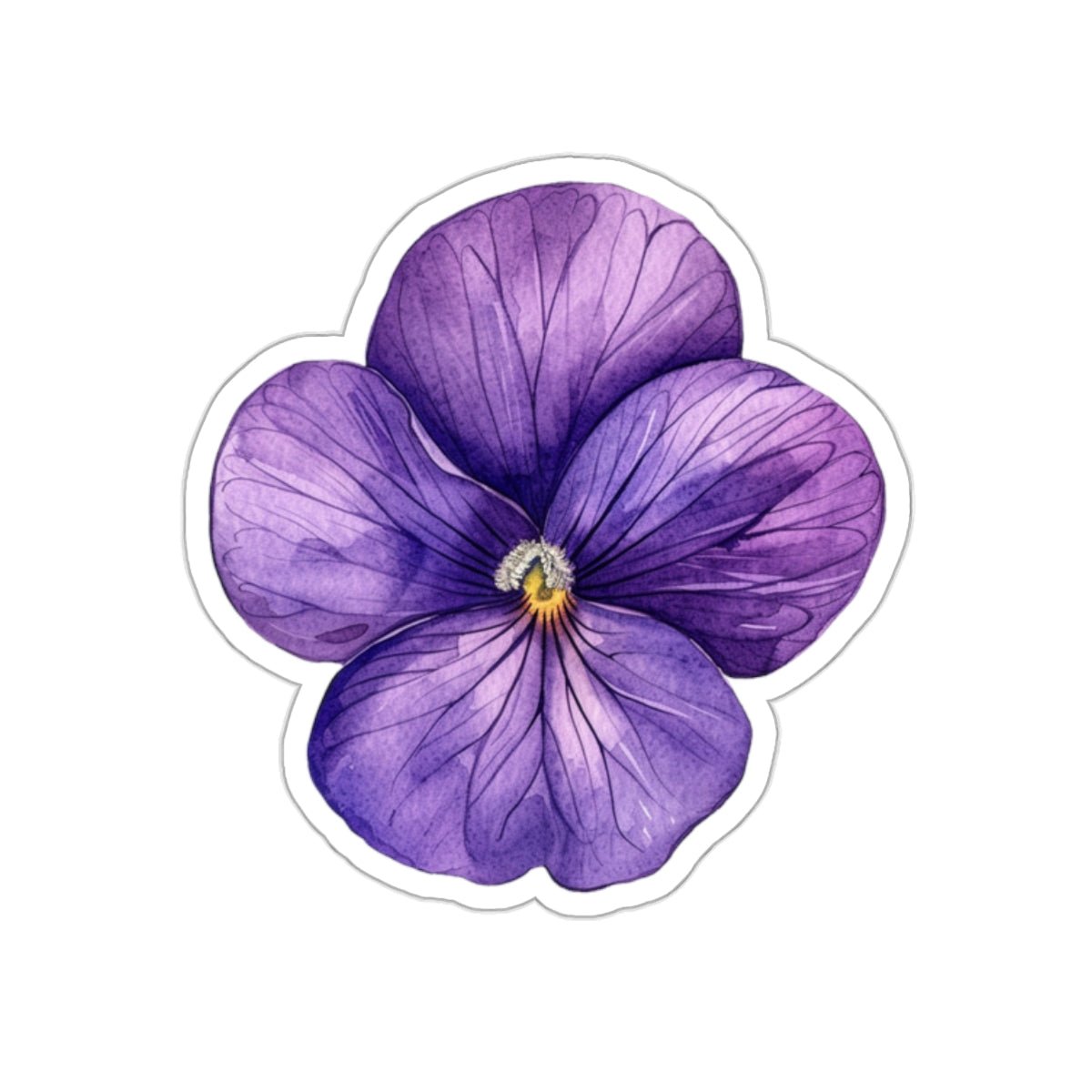 Wild Violet Sticker, 2" x 2"