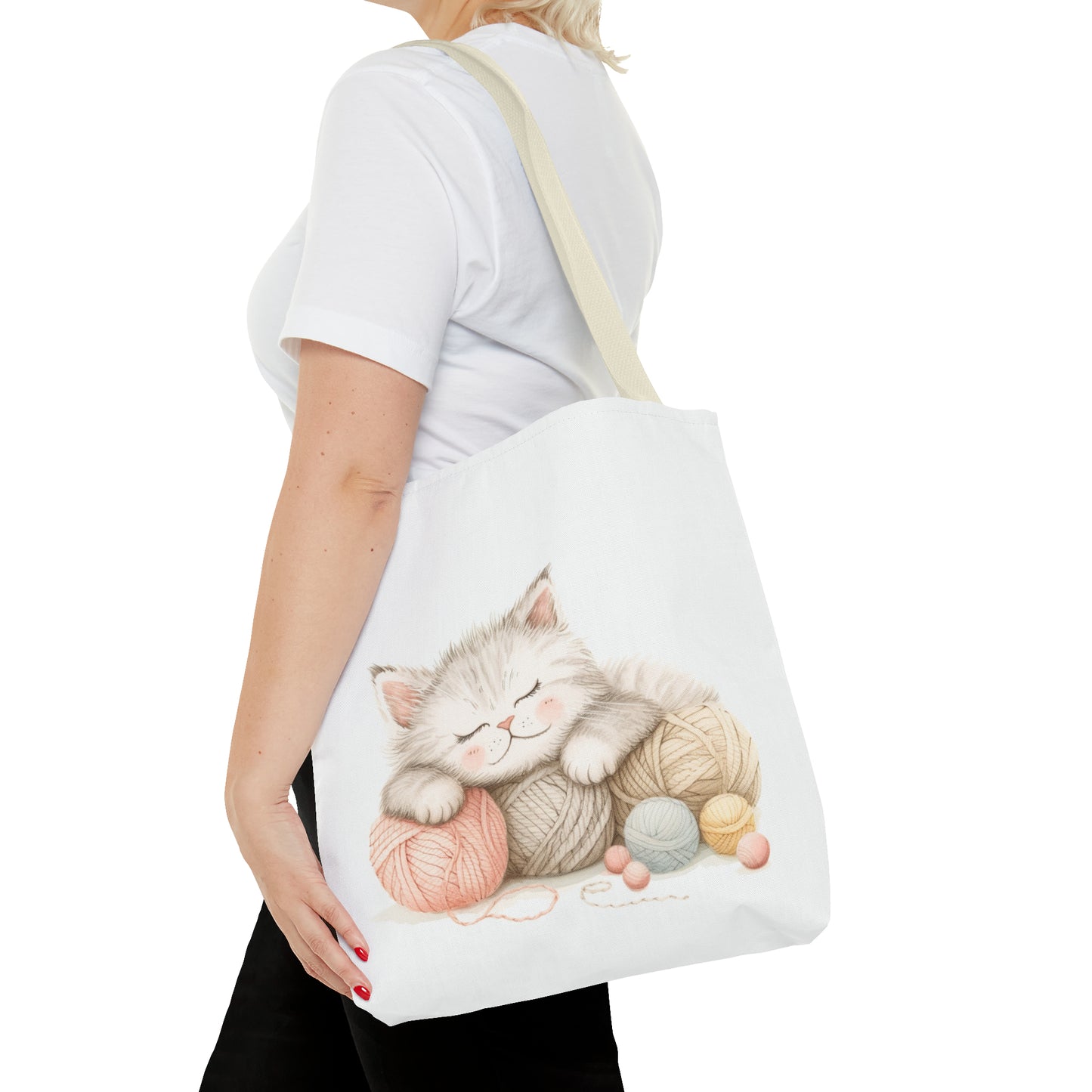 Happy Kitty Tote Bag