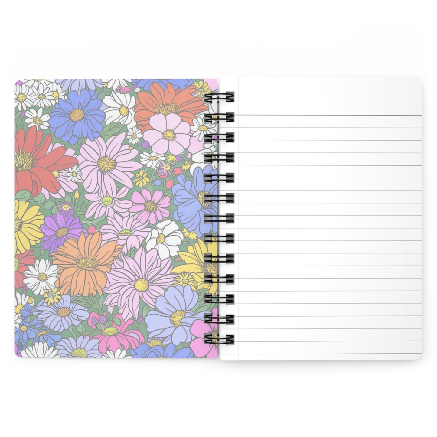 Spring Flowers Spiral Bound Notebook